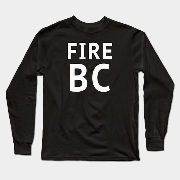 Fire BC Long Sleeve T-Shirt by Philly Drinkers